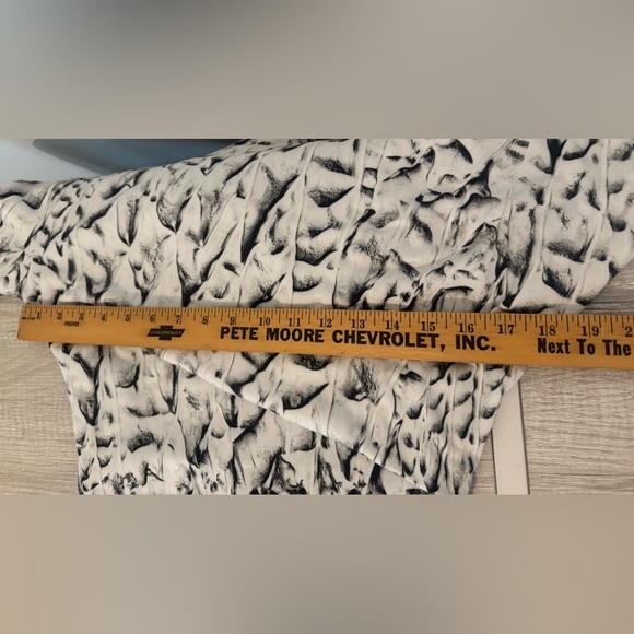 Helmut Lang Abstract Print Dress Mock Neck Cocktail Evening Size Small - Picture 8 of 11